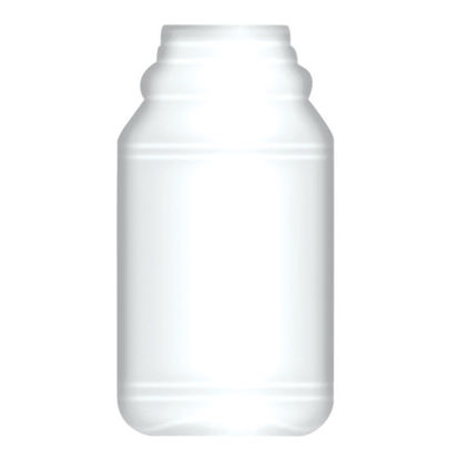 Picture of 8 oz Natural PC Refillable Bottle, Snap-410