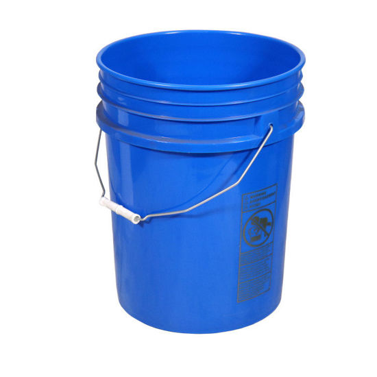 Picture of 20 Liter Blue HDPE Open Head Pail