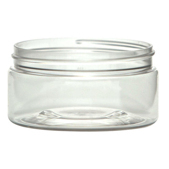 Picture of 8 oz Clear PET Heavy Wall Jar, 89-400, 35.2 Gram