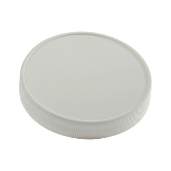 Picture of 83-400 White PP Matte Top, Ribbed Sides Cap with F217 Liner