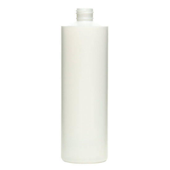 Picture of 4 oz White HDPE Cylinder Styleline, 24-410, 12 Gram