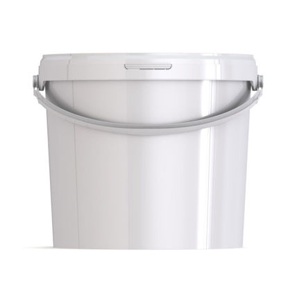 Picture of 3.67 Gallon White PP Eurotainer with Handle