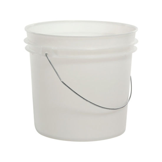 Picture of 5 liter Natural HDPE Open Head Pail
