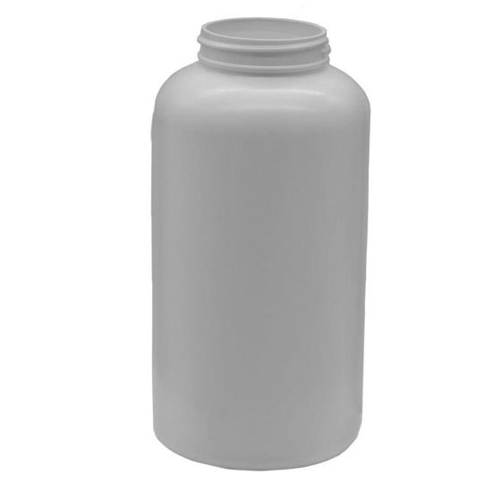 Picture of 750 cc/mL White HDPE Wide Mouth Jar, 53-400