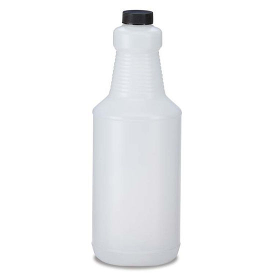 32 oz. White HDPE Carafe Bottle with 28/400 Sprayer