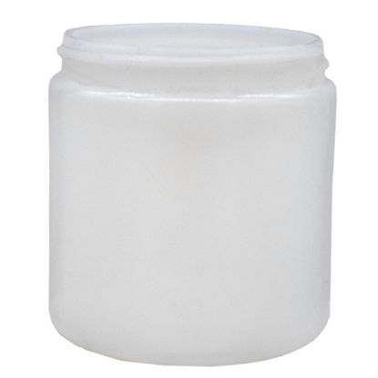 Picture of 8 oz Natural HDPE Straight Sided Jar, 70-400