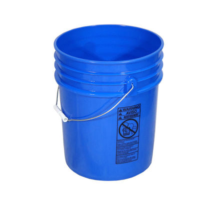 Picture of 5 Gallon Blue HDPE Open Head Pail, UN Rated