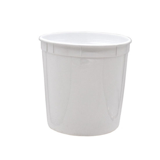 Picture of 85 oz White HDPE Tub