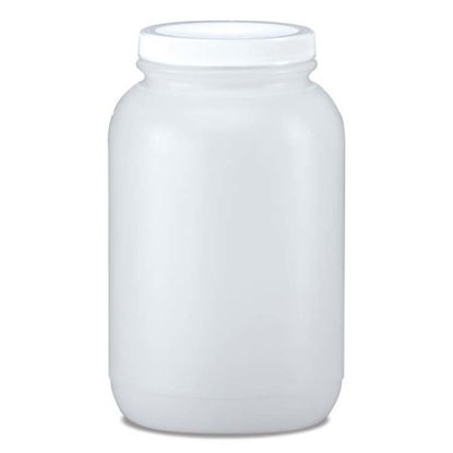 Picture of 128 oz Natural HDPE Wide Mouth Jar, 110-400