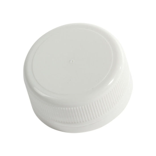 Picture of 38 mm White PP Ribbed Sides, Drop-Lok Cap w/ PS22 Foam Liner