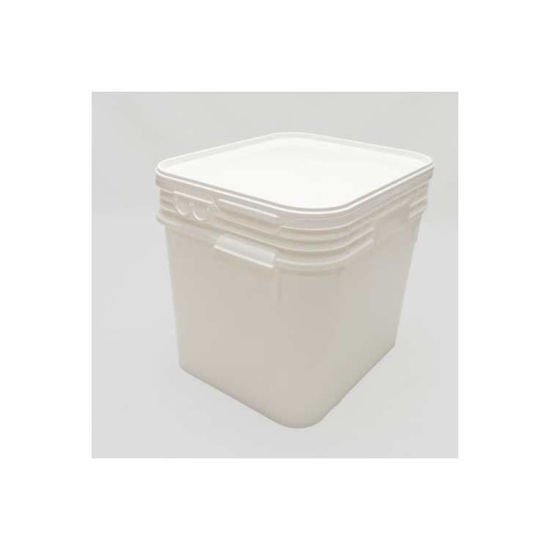 Picture of 9 Gallon White PP Super Kube 2 Pail
