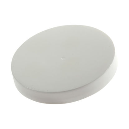 Picture of 110-400 White PP Smooth Top, Smooth Sides Cap with F217 Liner
