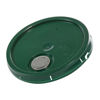 Picture of Green HDPE Tear Tab Cover w/ Rieke Flex Spout for 3.5 - 6 Gallon Pails