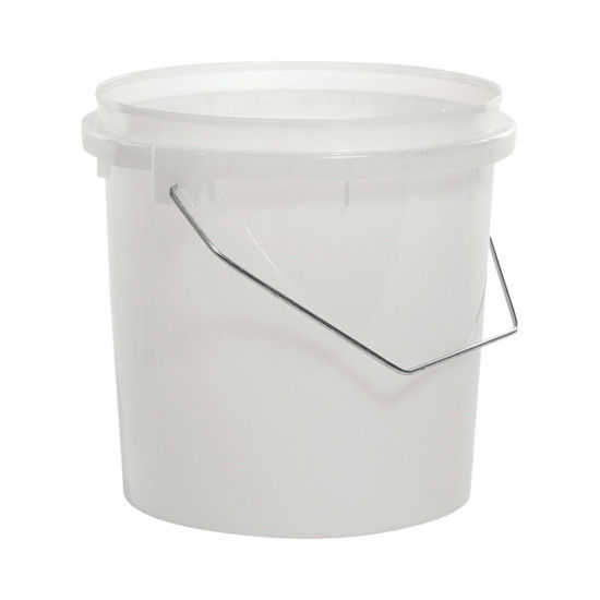 Picture of 1 Gallon Natural HDPE Vapor Lok Pail with Metal Handle
