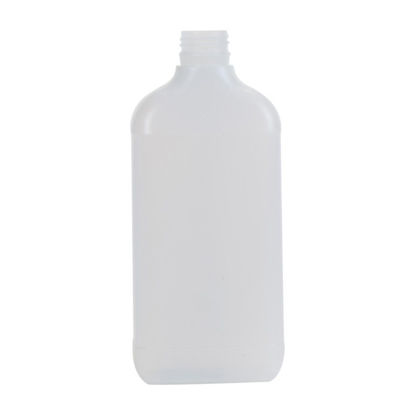 Picture of 16 oz HDPE Oblong Alcohol Bottle, 28-400