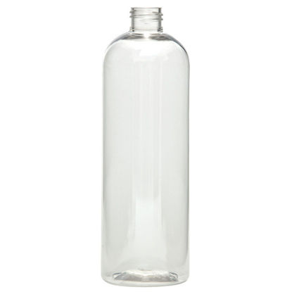 6 oz. (180 ml) Clear 43 MM Cylinder Round PET Plastic Bottle