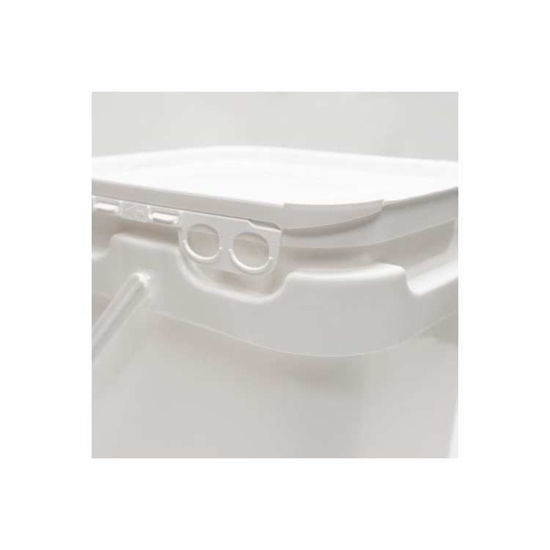 Picture of White PP Super Kube 2 Cover for 2 Gallon Pails
