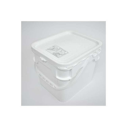 Picture of 3.5 Gallon White HDPE Super Kube 1 Pail