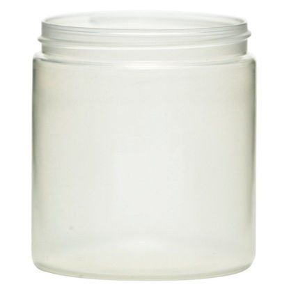 53mm Straight Sided Clear 3oz Plastic Jar 100/Box