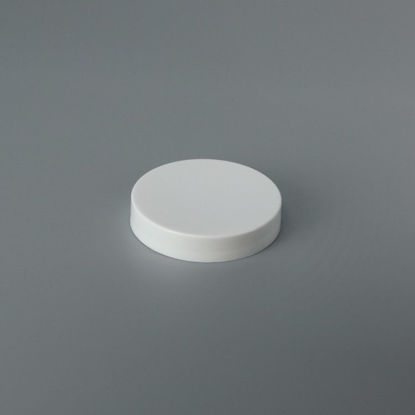 Picture of 58-400 White PP Smooth Top, Smooth Sides Cap with F217 Liner