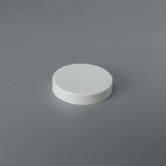 Picture of 58-400 White PP Smooth Top, Smooth Sides Cap with F217 Liner