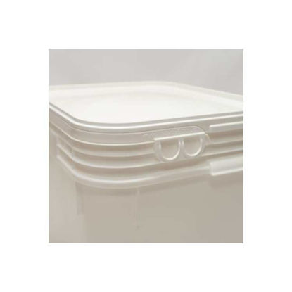 Picture of White PP Super Kube 2 Cover for 9 Gallon Pails