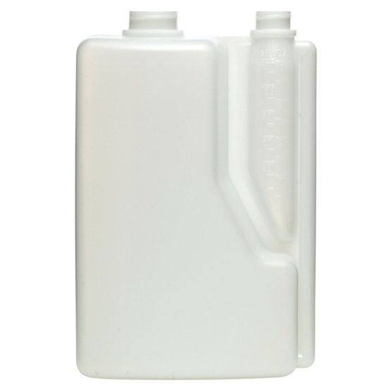 Picture of 1 Liter Natural HDPE Twin Neck Bettix, 28-410, 60 ml Chamber, 88 Gram