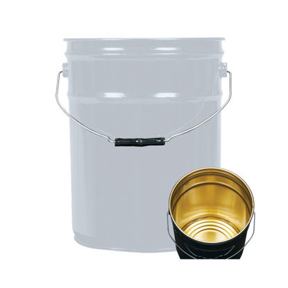 Picture of 5.3 Gallon Gray Open Head Pail, Phenolic Lined, UN Rated