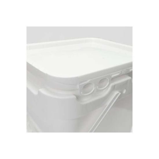 Picture of White PP Super Kube 2 Cover for 1 Gallon Pails