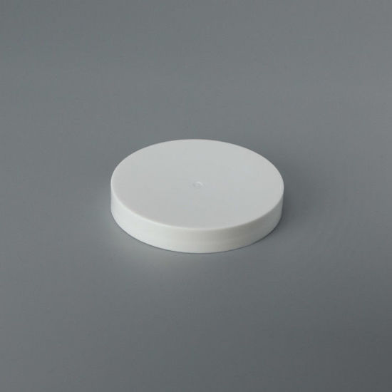 Picture of 70 mm White PP Smooth Top, Smooth Sides Cap with HS035 .02 Printed Heat Seal Liner