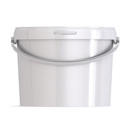 Picture of 3.17 Gallon White PP Eurotainer with Handle