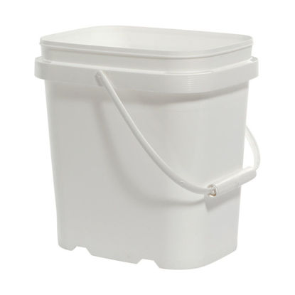 Economy Orange 4 Gallon Square Bucket