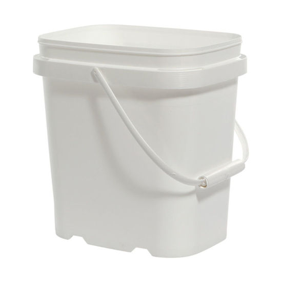 Picture of 1 Gallon White HDPE EZ Stor Pail with Handle