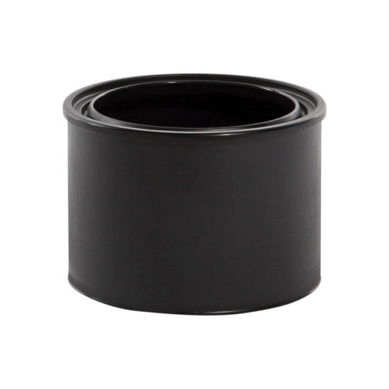 Picture of 1/2 Liter Black Plastic Can, 404x302 (Bulk Pallet)