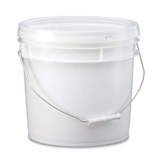Picture of 3.5 Gallon White HDPE Open Head Pail, UN-Rated
