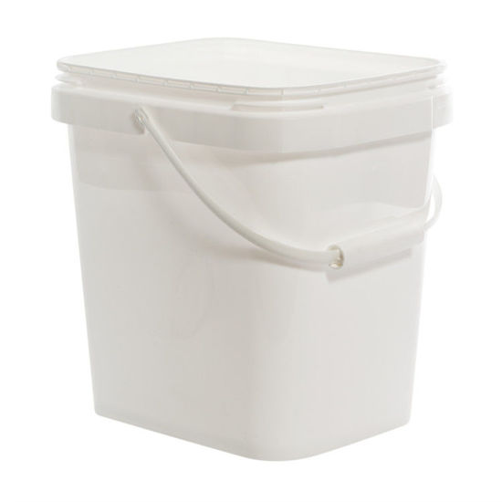 Picture of 4 Gallon White HDPE EZ Stor Pail