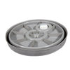 Picture of Gray HDPE Cover with Plastic Spout for 3.5 - 6 Gallon Pails