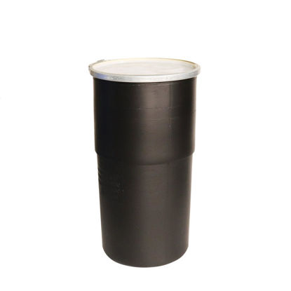 Picture of 15 Gallon Black Plastic Nestable Drum, UN Rated