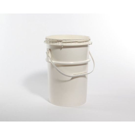 Picture of 6 Gallon White HDPE Screw Top Pail, UN Rated