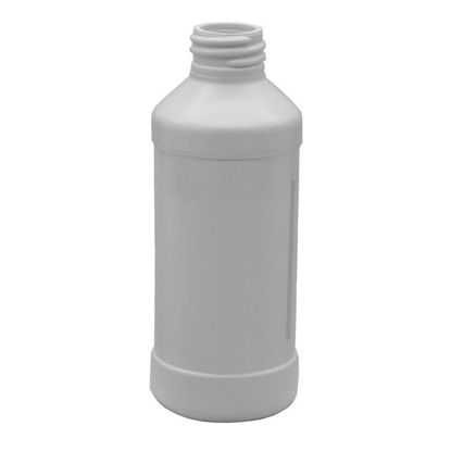 Picture of 8 oz White HDPE Modern Round, 28-410