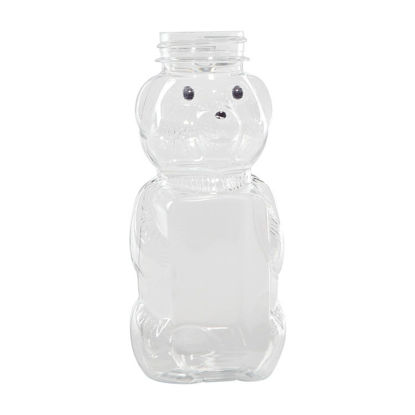 Picture of 8 oz Clear PET Honey Bear, (12 oz of Honey) 38-400, 23.7 Gram