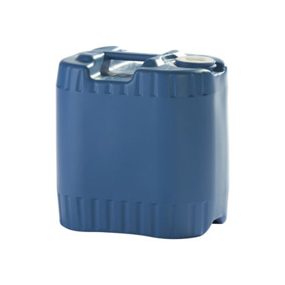 Picture of 5 GALLON BLUE HDPE SQUARE TIGHT HEAD,  W/ 2" THREAD BUTTRESS