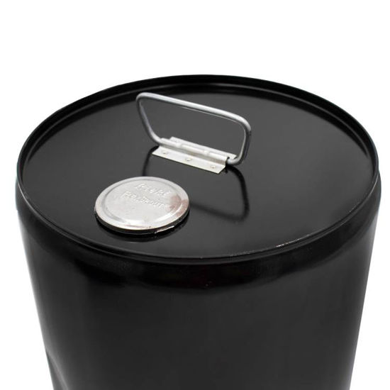 Picture of 5 GALLON BLACK STEEL TIGHT HEAD PAIL, RIEKE DUST CAP