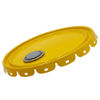 Picture of 2.5-7 GALLON YELLOW INHIBITED STEEL LUG COVER, UN RATED, RIEKE FITTING, FLOW GASKET, 24 GAUGE