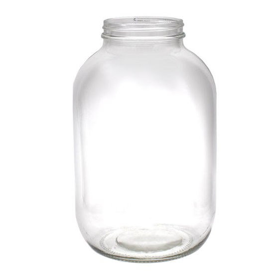 8 oz Clear Glass Round Jar (Lug Finish)