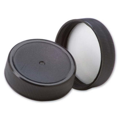 Picture of 38-400S Black PP Screw Cap w/ SureSeal Liner