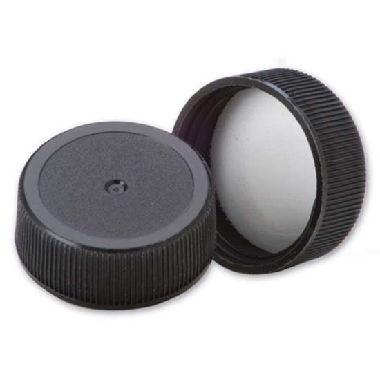 Picture of 28-400 Black PP Screw Cap w/ SureSeal Liner