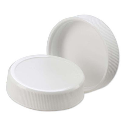 Picture of 43-400 White PP Screw Cap w/ SureSeal Liner