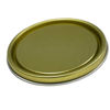 Picture of 1 QUART METAL PAINT CAN W/ LID, GOLD PHENOLIC LINED