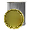 Picture of 1 QUART ROUND METAL PAINT CAN, GOLD PHENOLIC LINED W/ LID